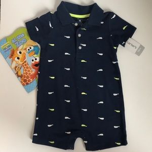 *Brand New* Carter’s Whale Print Romper